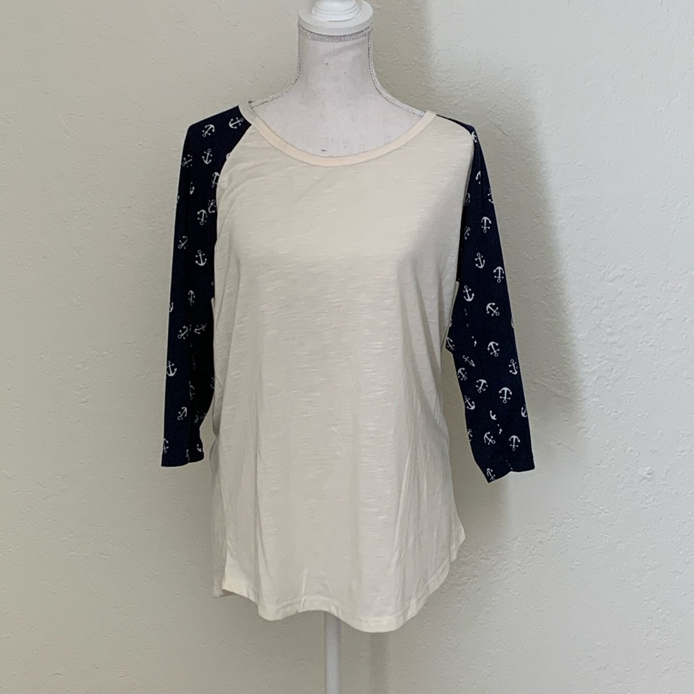 Rue21. Anchor Sleeved Shirt